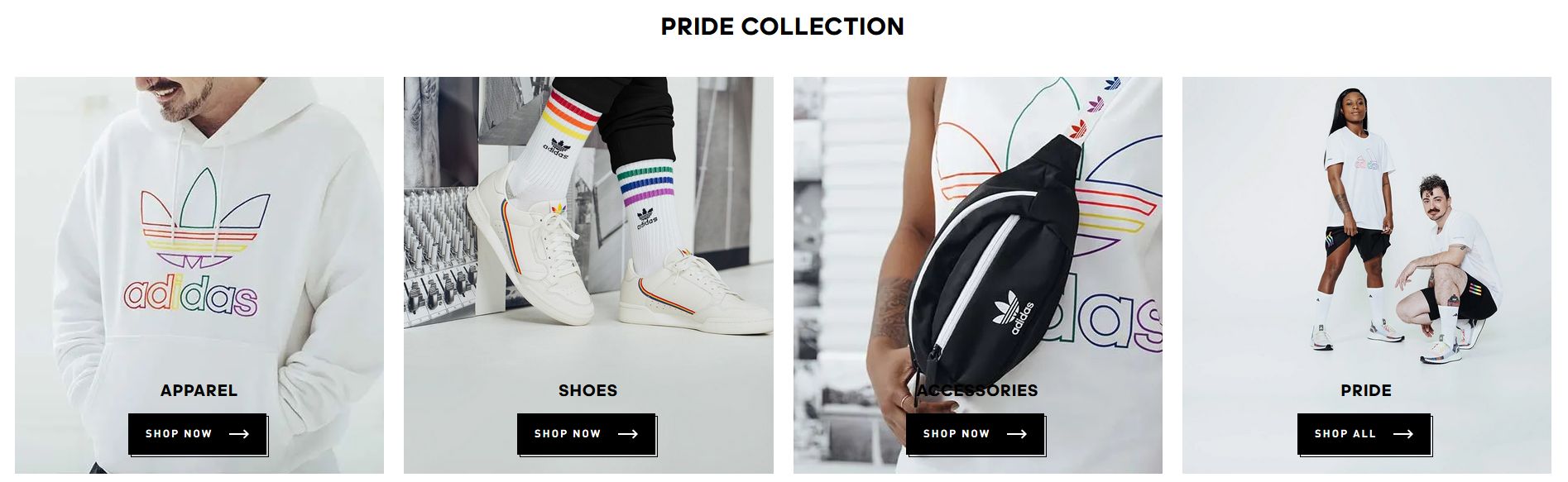 Kolekcia výrobkov adidas k príležitosti LGBT pridu.
